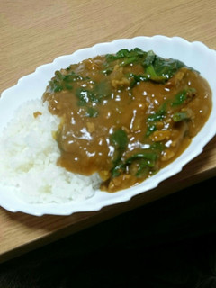 簡単時短!ほうれん草カレー!-レシピのメイン写真
