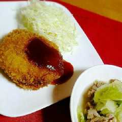 รูปของ ヘルシー＆大満足♪キャベツ入りメンチカツ
