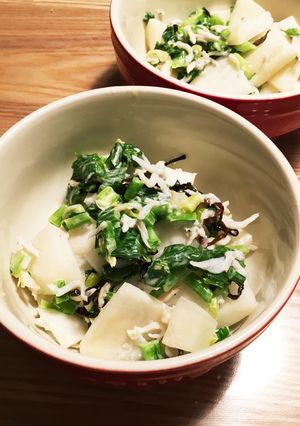 カブとしらすの塩昆布マヨサラダ-レシピのメイン写真