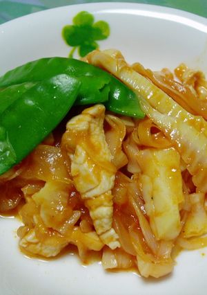 筍と鶏肉のケチャップ炒め-レシピのメイン写真