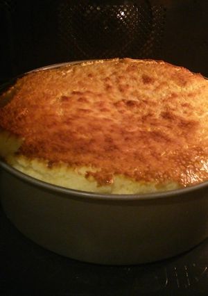 焼き立てフワフワ　スフレチーズケーキ-レシピのメイン写真