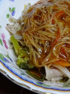 もやしと豚肉のピリ辛甘酢あんかけ-レシピのメイン写真