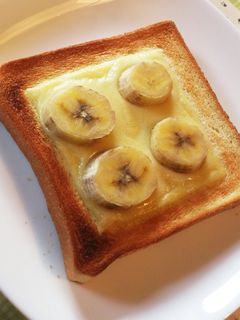 簡単チーズバナナトースト☆-レシピのメイン写真