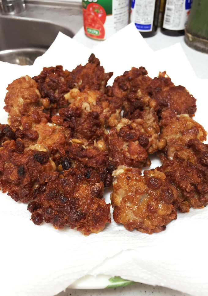 納豆と豚肉のちぎり揚げ-レシピのメイン写真