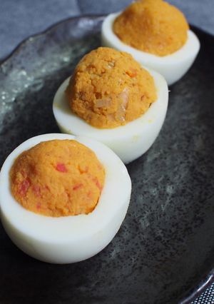 微妙にかわいい♥「味を付けた玉子」-レシピのメイン写真