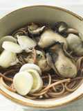 ふっくら美味しい 時短 牡蠣蕎麦
