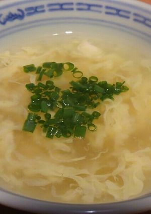 中華風玉子スープ-レシピのメイン写真