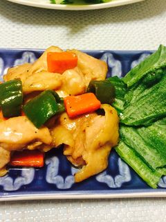 鶏もも肉の黒酢炒め-レシピのメイン写真