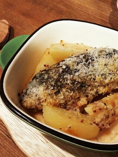 鱈とじゃがいもの粒マスタード焼き-レシピのメイン写真