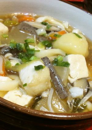 リメイク★三平汁【あんかけ煮込みうどん】-レシピのメイン写真