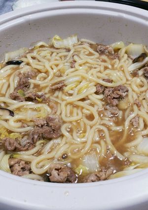 すき焼き風うどん-レシピのメイン写真
