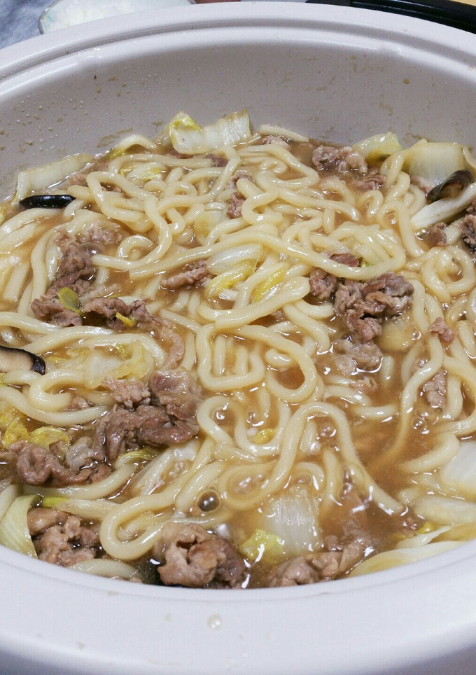すき焼き風うどん-レシピのメイン写真
