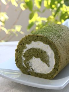 抹茶のロールケーキ-レシピのメイン写真