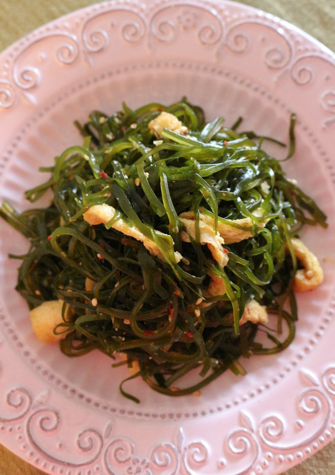 切り昆布の油揚げ炒め（お弁当用常備菜）-レシピのメイン写真