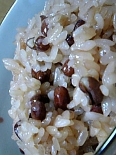 赤飯は圧力鍋で~蒸しましょう!-レシピのメイン写真