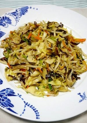 節約！残り物野菜のしらす昆布炒め-レシピのメイン写真