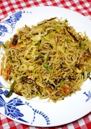 簡単！しらす昆布野菜炒めの焼きそば-レシピのメイン写真