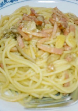急いでパスタ！酒粕入り✩-レシピのメイン写真