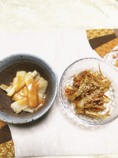 うどのきんぴら&うどの酢味噌和え-レシピのメイン写真