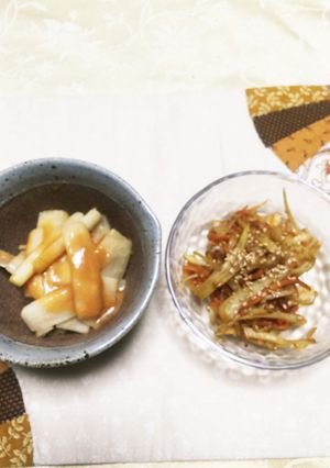 うどのきんぴら&うどの酢味噌和え-レシピのメイン写真