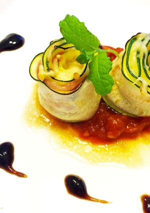 お花みたいなズッキーニのベーコン巻き-レシピのメイン写真