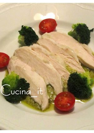 チキンのサラダ・ジェノベーゼソース-レシピのメイン写真