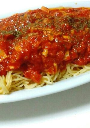 トマトモッツァレラパスタ急激美味しい味-レシピのメイン写真