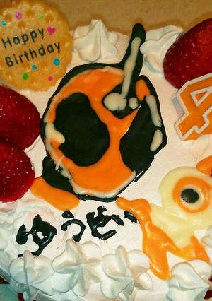 仮面ライダーゴーストケーキ-レシピのメイン写真