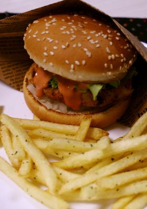 チキンフィレオ♪（チキンバーガー）-レシピのメイン写真