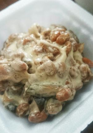 朝食 納豆きゅーちゃん パン白ご飯合う-レシピのメイン写真