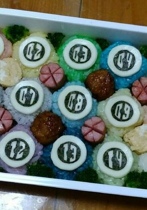 仮面ライダーゴーストアイコン キャラ弁-レシピのメイン写真