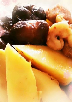 竹の子と鶏肉の煮物-レシピのメイン写真