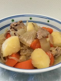 砂糖を使わない肉じゃが 25分-レシピのメイン写真
