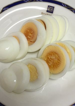電子レンジで簡単ゆで卵-レシピのメイン写真