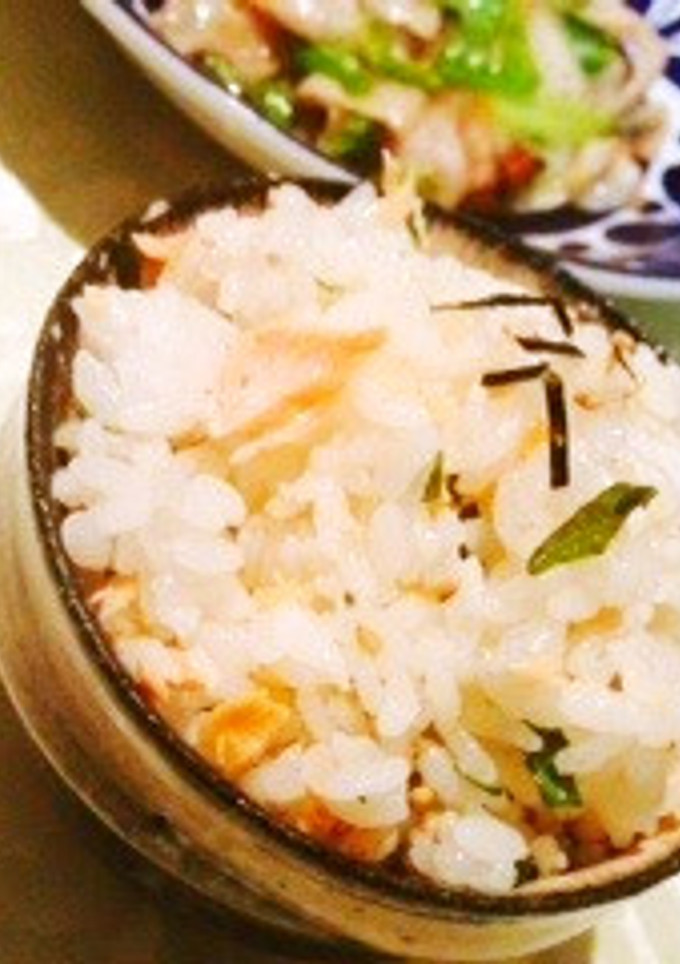 鮭しそゴマの美味しい混ぜ込みごはん★-レシピのメイン写真