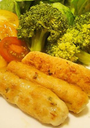 自家製☆パリッとした鶏むね肉のソーセージ-レシピのメイン写真