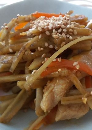 カレー味きんぴら-レシピのメイン写真