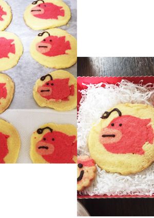 ガルパン あんこう クッキー 試作-レシピのメイン写真