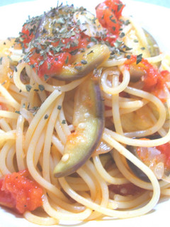 トマトとナスのパスタ♪-レシピのメイン写真
