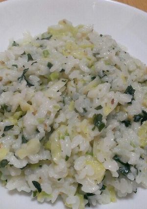 ワカメご飯の素で簡単リゾット-レシピのメイン写真