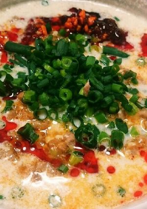 麻婆が余ったら！麻婆豆腐担々うどん-レシピのメイン写真