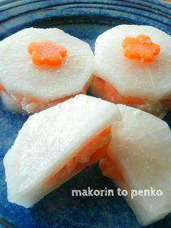 なんちゃってかぶら寿司*大根サーモン寿司-レシピのメイン写真