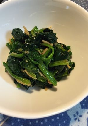 ほうれん草のなめたけ和え-レシピのメイン写真