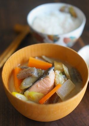 我が家の粕汁-レシピのメイン写真