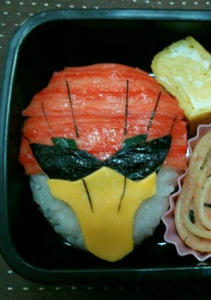 キャラ弁 ジュウオウジャー 簡単作成！-レシピのメイン写真