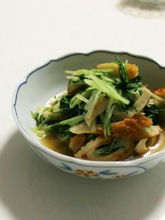めんつゆで簡単☆水菜とちくわの炒め煮-レシピのメイン写真