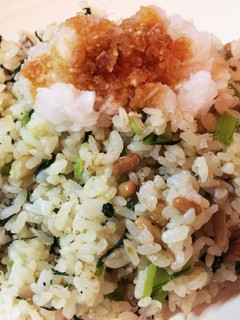 妊娠授乳期に☆しらす納豆チャーハン-レシピのメイン写真