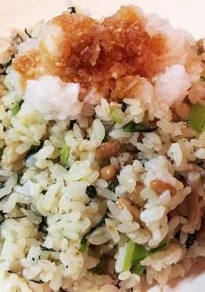 妊娠授乳期に☆しらす納豆チャーハン-レシピのメイン写真
