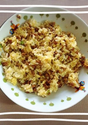 簡単ランチ♫納豆チャーハン-レシピのメイン写真