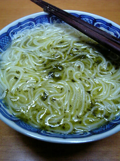 バジルinにゅうめん-レシピのメイン写真